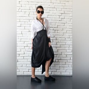 NWT Linen Asymmetrical Bubble Skirt by Metamorphoza